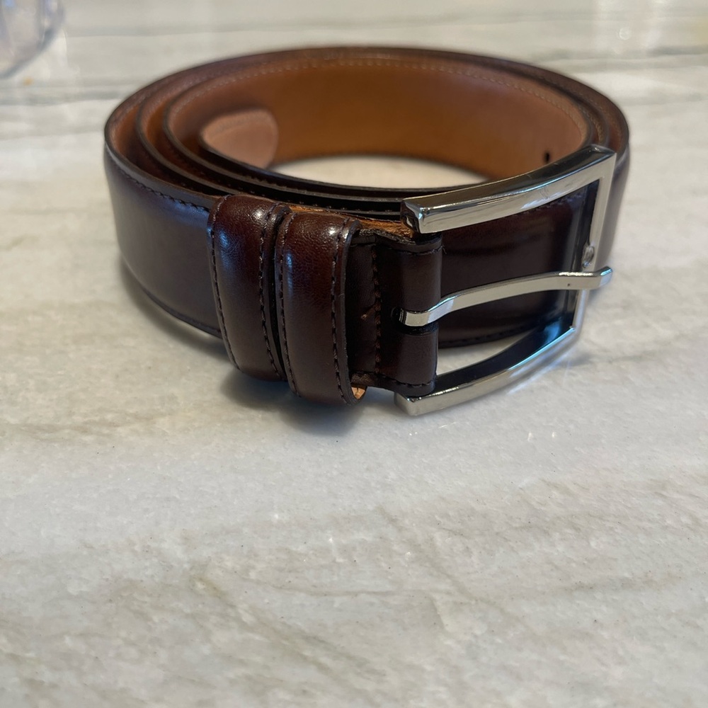 Martin Dingman Men's Brown Leather Belt